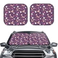 thumbnail image 2 of Salouo Cute Squirrel Floral Pattern Car Windshield Sun Shade Foldable | Front Windshield Shade for Sun, Heat and UV Rays | Interior Sun Protection-Medium, 2 of 6