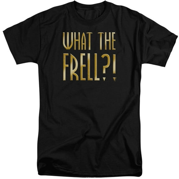 Farscape What The Frell S/S Adult Tall Black