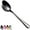 2.Black, variant on ReaNea  Silver Dinner Spoons 12 Pieces Stainless Steel Table Soup  Dessert Spoons Sliverware Set