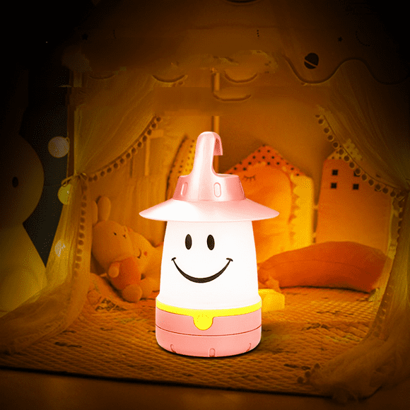 Smiley Face Lamp, Creative Kids Tent Accessories, Camping Tent Lamp