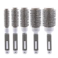 thumbnail image 1 of Cepillo para secador de pelo, cepillo redondo para secado con secador, peinado con volumen, cerdas antiestáticas ligeras, cepillos de pelo redondos de 5 tamaños para todo tipo de cabello, 1 of 5
