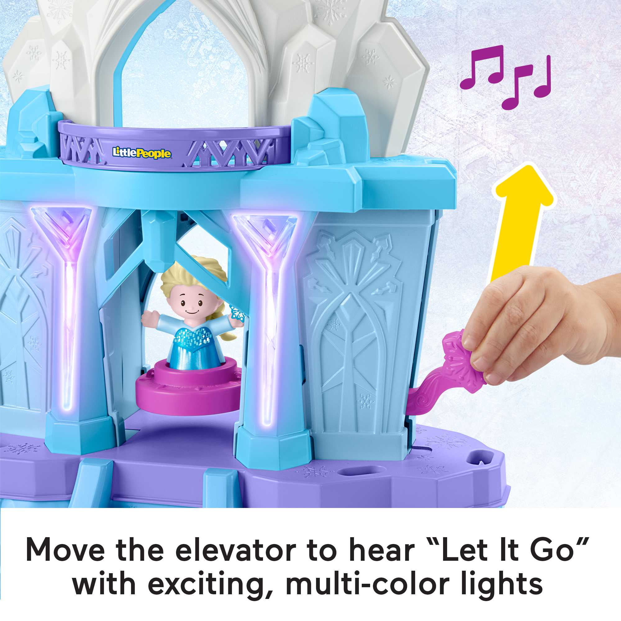 Disney Frozen Elsa’s Enchanted Lights Palace Little People Toddler Musical Playset