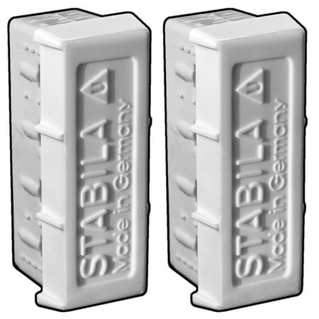 

Stabila 80A-2 Shock-Absorbing Anti-Slip Level End Caps - White X2 - 20015