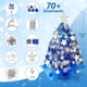 thumbnail image 2 of Nefalea para árbol de Navidad de 2 pies con 60 luces LED y más de 70 adornos, 2 of 7