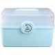 thumbnail image 1 of Cabilock Medikamentenbox Veranstalter Medizinbox mit Fächern Kindersichere Verschreibungspflichtige Erste-Hilfe-Aufbewahrungsbox für Die Heimreise Ormromra LKX-1966-1, 1 of 6