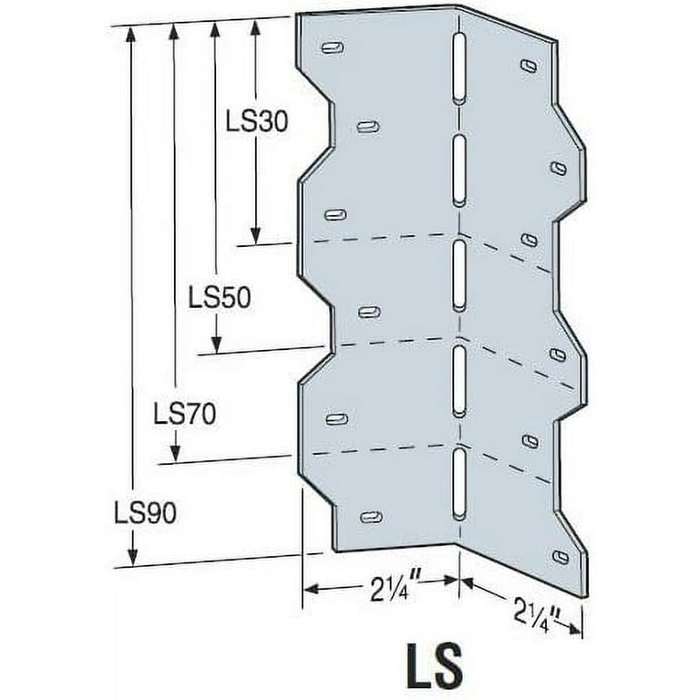 50 Pack Simpson Strong Tie LS50 4-7/8