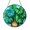 Acrylic 3.5 Inch, variant on Decorative Tropical Leaf Stained Glass Style Suncatcher – Window Hanging
