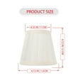 thumbnail image 4 of Miangastore 1Pack Decorative Khaki Cloth Lampshade for Study and Home Users, 4 of 9