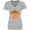AC-Heather Grey, variant on Pumpkin Unicorn for Halloween and Thanksgiving Women's V-Neck T-Shirt