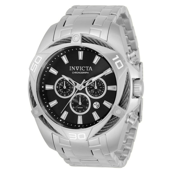 invicta Men's 34118 Bolt Quartz Chronograph Grey Dial Watch