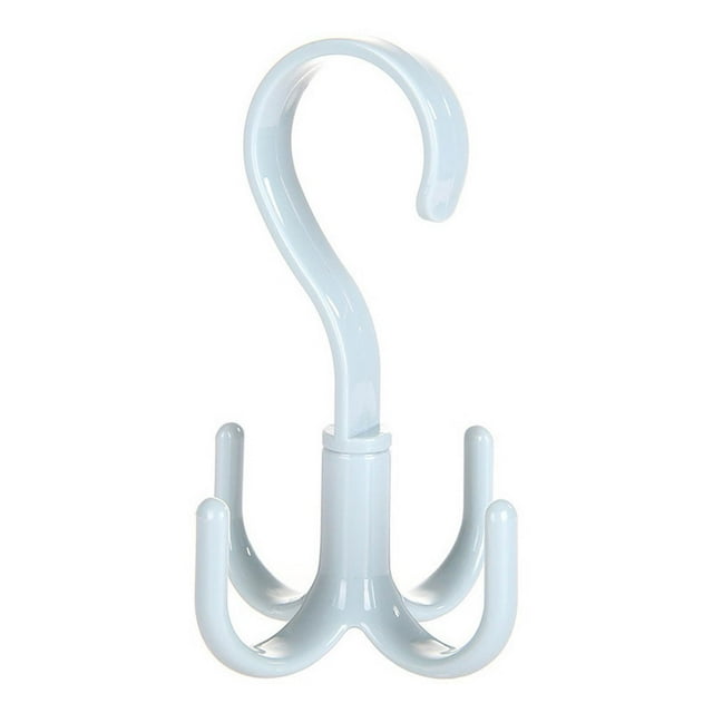 EGNMCR Rotate Hook Belt Tie Bag Scarf Closet Organizer Hanger Rack Holder Hanger