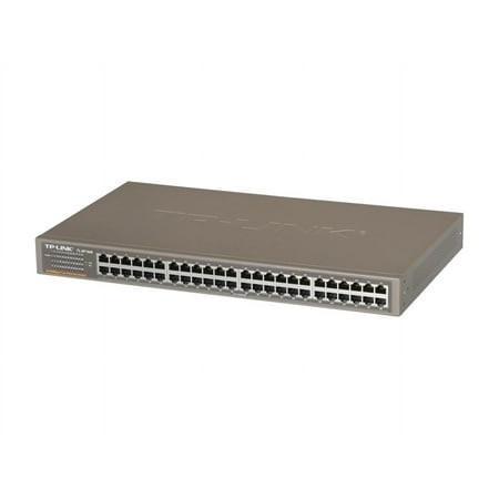 UPC: 0845973020286 | TP-Link 48-Port Fast Ethernet Unmanaged Switch | Plug and Play | Rackmount | Metal | Fanless | Limited Lifetime (TL-SF1048)