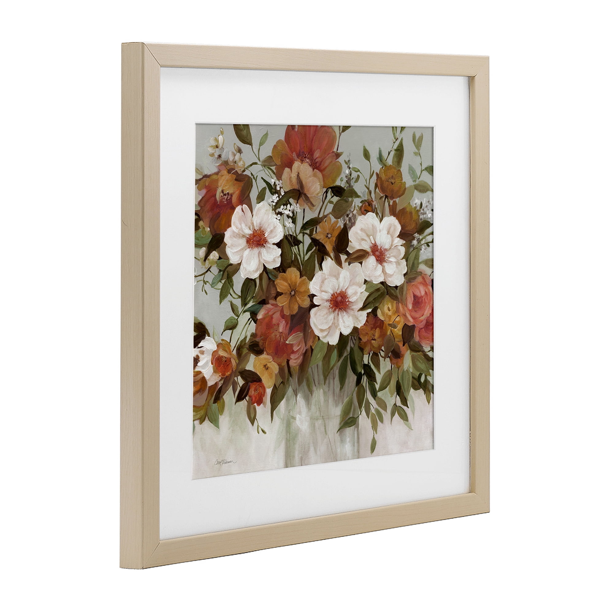 Stupell Industries Muted Vibe Bouquet Birch Framed Print Under Glass, design by Carol Robinson