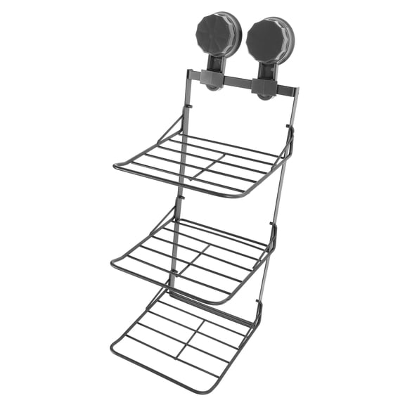 DEMACRIO 1-Piece ABS Household Storage Rack with No-Drill Installation, Kitchen Organizer for Renters and Small Spaces