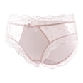 thumbnail image 4 of Bigersell Period Underwear for Women Plus Size Clearance Womens Panties Thong Panty Style P-1920 Nylon Period Panties Thong Panties Briefs Mid Waist Women's Briefs Pink L, 4 of 5