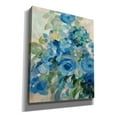 thumbnail image 2 of Epic Graffiti 'Flower Market II Blue' by Silvia Vassileva, Canvas Wall Art, 20"x24", 2 of 2