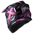 thumbnail image 5 of 1Storm Adult Motocross Helmet BMX MX ATV Dirt Bike Helmet Racing Style HF801 + Goggle + Gloves Bundle; Sonic Pink, 5 of 8