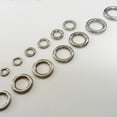 thumbnail image 5 of 50 Fishing Solid Stainless Steel Seamless Snap Rings Lures Tackleconnector 3.4*5.5mm, 5 of 5