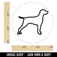 thumbnail image 2 of Hungarian Vizsla Dog Outline Rubber Stamp for Scrapbooking Crafting Stamping - Small 3/4 Inch, 2 of 7