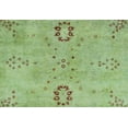 thumbnail image 2 of Overdyed Babür Green/Rust Rug, 8'0" x 9'9", 2 of 7