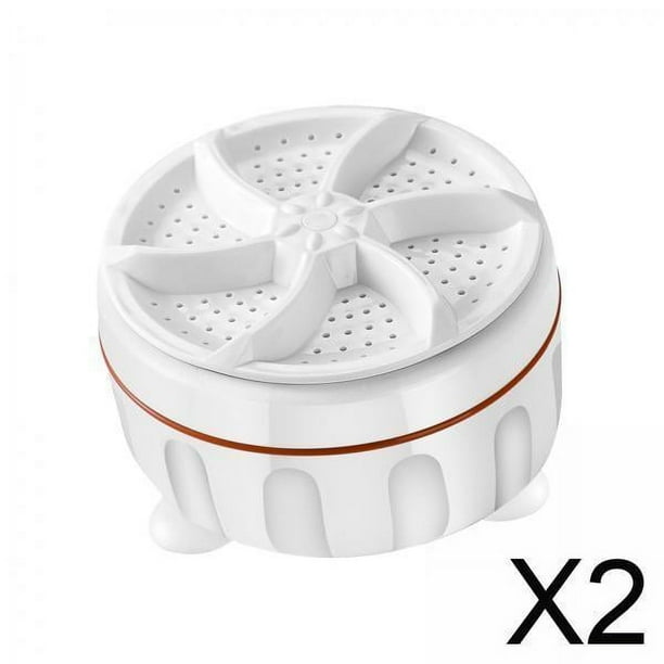 2xMini Lavadora Doméstica, Lavadora Para Baño, Apartamento, Camping, De 1 Vía