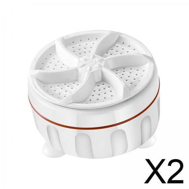 2xMini Lavadora Doméstica, Lavadora Para Baño, Apartamento, Camping, De 1 Vía