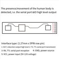 thumbnail image 2 of 3X Módulo Inteligente de Detección de Presencia con Radar LD2410B de 24 GHz con Sensor de Interruptor de Movimiento de Milimétrica BT 5 V LD2420, 2 of 5