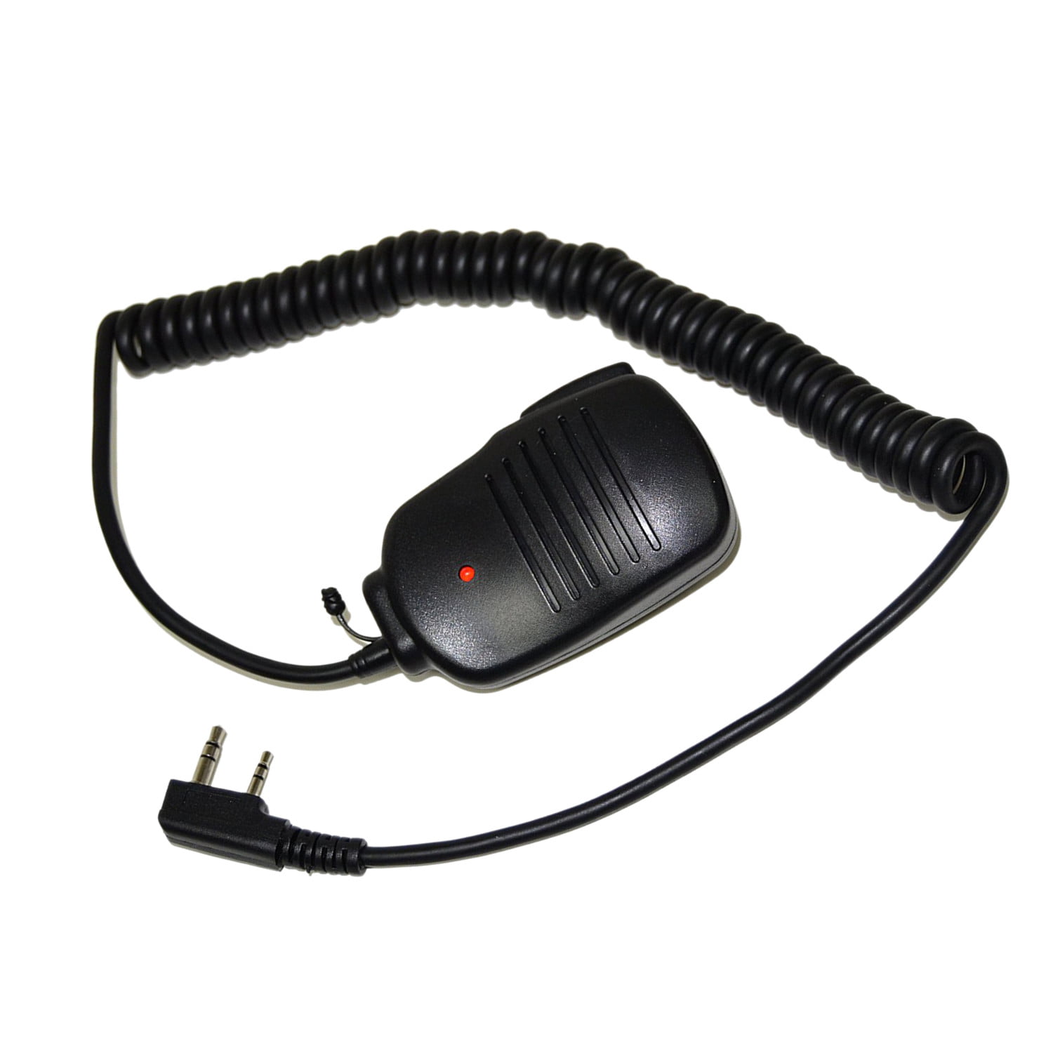 2-poliges Mini Lautsprecher mit Ptt Mikrofon für Kenwood TK Serie Funkgerät 