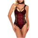 thumbnail image 1 of Lencería sexy, pijamas sexy transparentes de malla en V profunda, honda elástica de una pieza Fridja nalpqowj12145, 1 of 9
