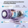 thumbnail image 4 of New Car Clip on Air Conditioner Fan with LED Display, 360° Rotatable Mini Cooling Fan 199 Speeds Portable Auto Vehicle Cooler, 4 of 7