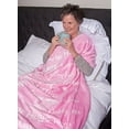 thumbnail image 3 of BlankieGram “Hugs” Plush Throw Blanket- Inspired Gift Ideas for The Entire Family, Comfort Gifts, Pink, 3 of 6