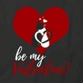 thumbnail image 2 of Be My Valentine T-Shirt | Cute Romantic Black Tee Gift, 2 of 5