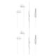 thumbnail image 4 of Inteprter Auriculares antirruido para dormir Auriculares anti-pliegue Auricular Doble 3.5 mm Blanco Doble 3.5mm Blanco 2Conjunto, 4 of 6