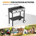 thumbnail image 6 of Ktaxon 2 Burner Propane Stove Gas Cooker with Auto Ignition 150,000 BTU for Outdoor Cooking, 6 of 6