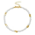 thumbnail image 1 of Coofit Cheville pour Femmes Ajustable Mode Fait Main Bracelet de Plage Perlé, 1 of 6
