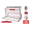 thumbnail image 3 of PowerNet Fast Pass Dual-Side Rebounder Training Net + 6x4 Goal + Defender Mannequin + Solo Trainer for Soccer Bundle, 3 of 6