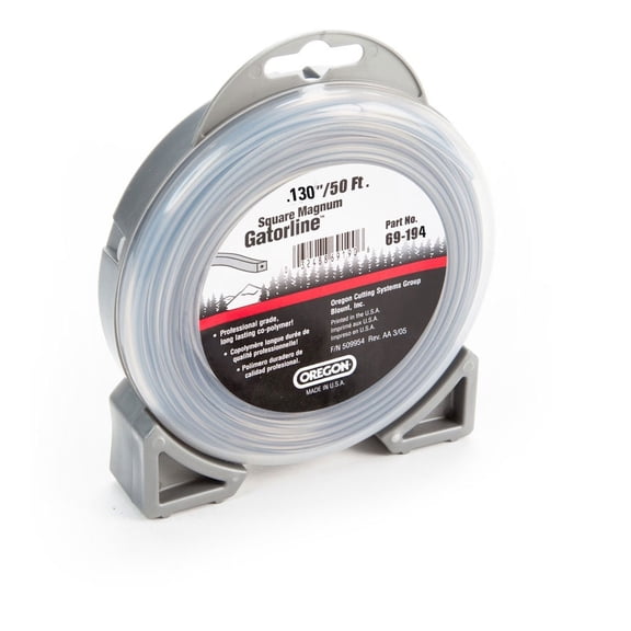 Oregon 69-194 Magnum Gatorline 50' Donut 0.130" Gauge Commercial Grade Square String