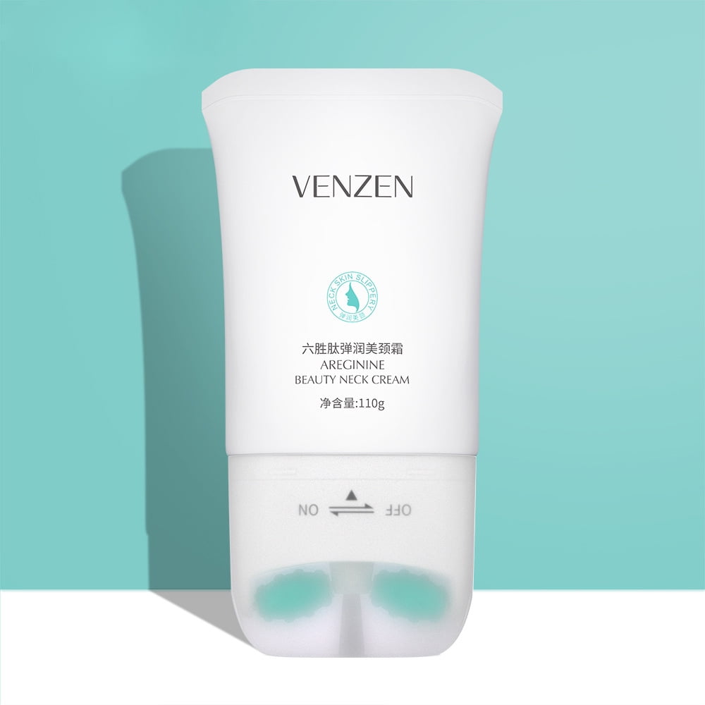 VENZEN Areginine Six Peptides Firming Neck Cream Anti Wrinkles Nourish Moisturizing Fine Lines Reduce Double Necks Skin Care 110g