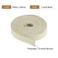 thumbnail image 2 of Uxcell Faux Leather Straps Strip Belt Leather String 1cm/0.4" Width for DIY Ornament Accessories,Beige,2pcs, 2 of 6