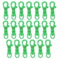 thumbnail image 1 of Ganchos de Langosta de Plástico Uxcell, Clips de Activación de Lanyard, Verde, 1 of 5