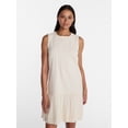 thumbnail image 2 of Time and Tru Women's Linen Blend Shift Dress, Sizes XS-XXXL, 2 of 5