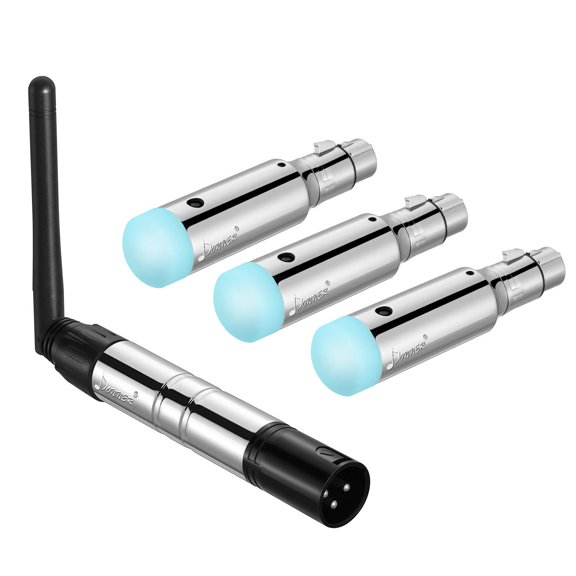 Controlador DMX inalámbrico Donner con 3 receptores y 1 transmisor