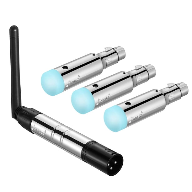 Controlador DMX inalámbrico Donner con 3 receptores y 1 transmisor