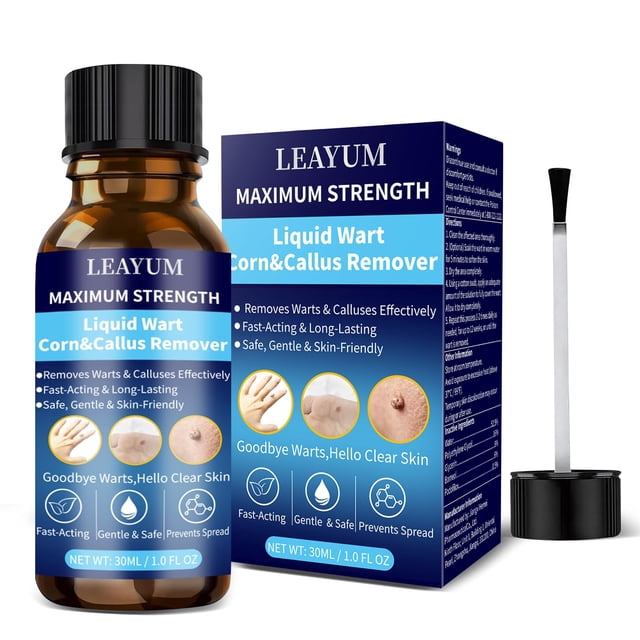 LeaYum Removedor de Verrugas Acción Rápida con 17% Ácido Salicílico 30 mL