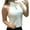 White, variant on TSADFHJI Womens Christmas Tops 2X Women's Ladies Sexy Sleeveless Hollow Shirt Pullover Vest Tops S White