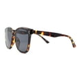 thumbnail image 3 of Womens Inset Lens Horn Rim Retro Plastic Chic Sunglasses Tortoise - Black, 3 of 4