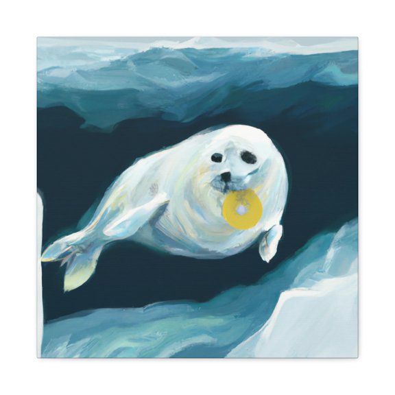 Harp Seal Surrealism - Canvas