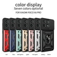 thumbnail image 2 of Kickstand Armor Case For POCO X7 Pro Lens Protection POCO X6 With Ring Magnetic Holder Coque Fundas, 2 of 9