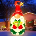 thumbnail image 1 of Vaso inflable navideño con forma de gnomo Renbuzhu 150 cm con luz, 1 of 8