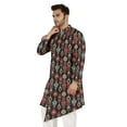 thumbnail image 2 of Atasi Indian Designer Kurta For Mens Casual Traditional Printed Ethnic Long Shirt Kurta, 2 of 7